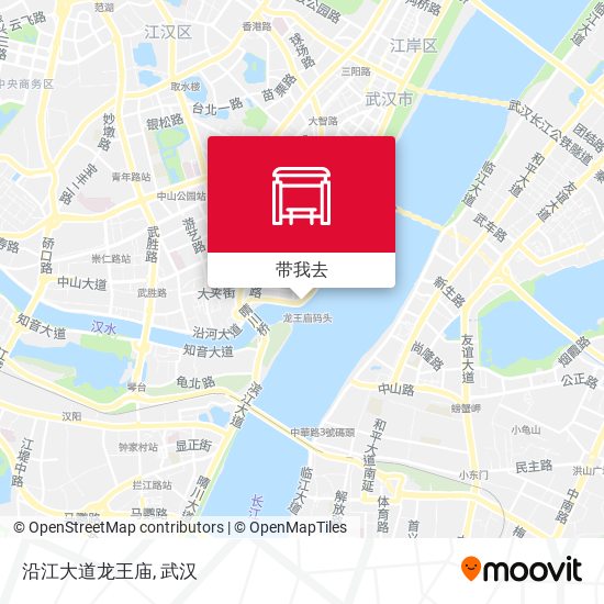 沿江大道龙王庙地图