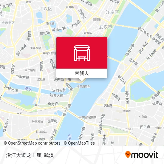 沿江大道龙王庙地图