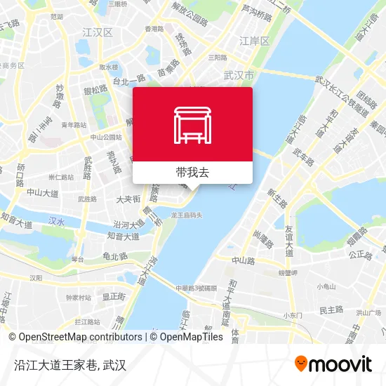 沿江大道王家巷地图
