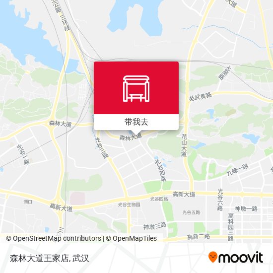 森林大道王家店地图