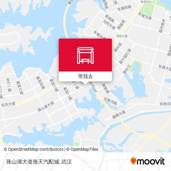 珠山湖大道海天汽配城地图