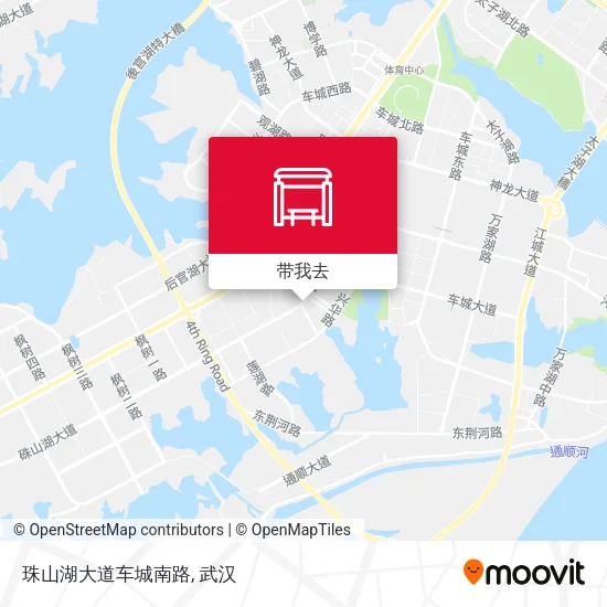 珠山湖大道车城南路地图