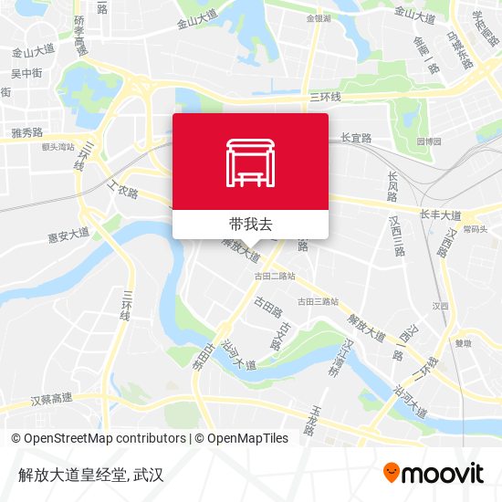 解放大道皇经堂地图