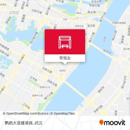 鹦鹉大道建港路地图