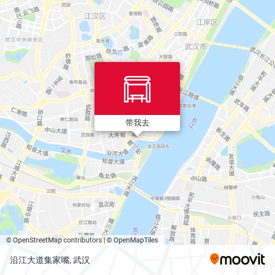 沿江大道集家嘴地图