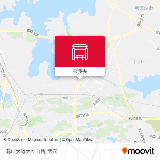 花山大道大长山路地图