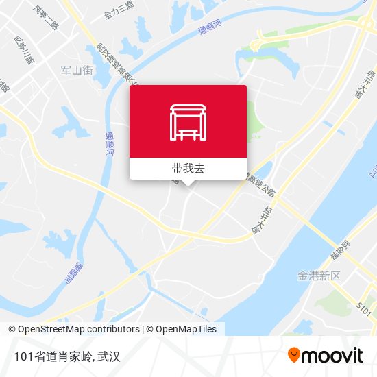 101省道肖家岭地图