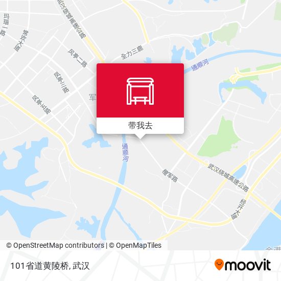 101省道黄陵桥地图