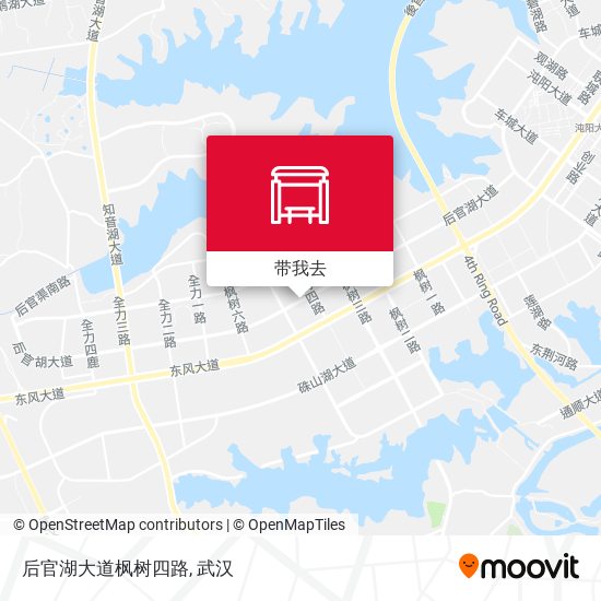 后官湖大道枫树四路地图