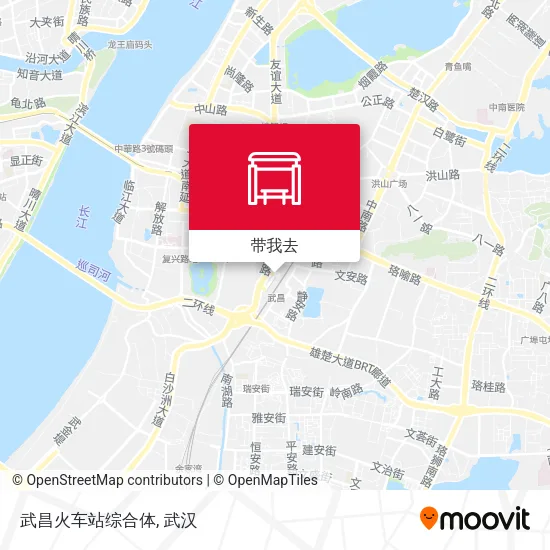 武昌火车站综合体地图
