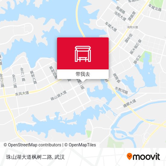 珠山湖大道枫树二路地图