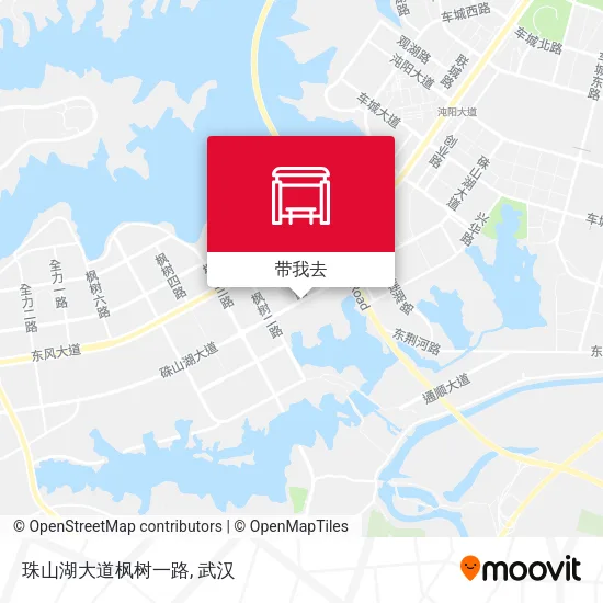 珠山湖大道枫树一路地图