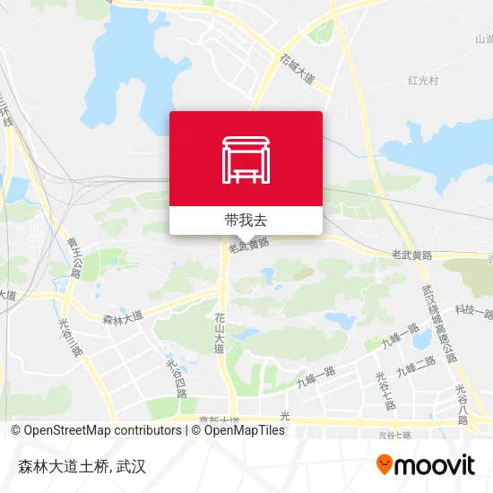 森林大道土桥地图