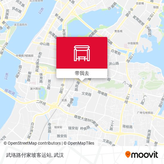 武珞路付家坡客运站地图