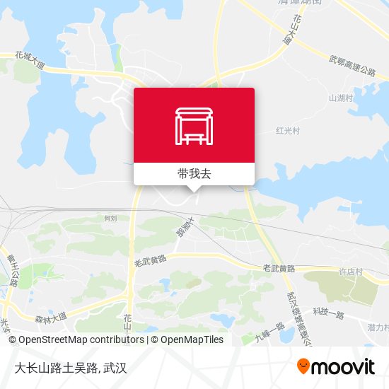 大长山路土吴路地图