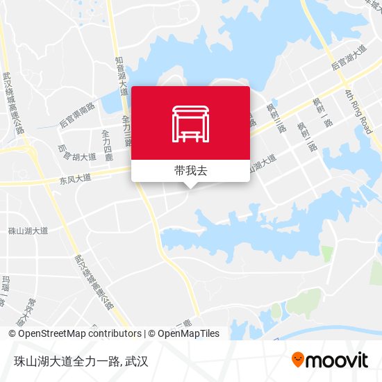 珠山湖大道全力一路地图
