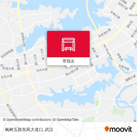 枫树五路东风大道口地图