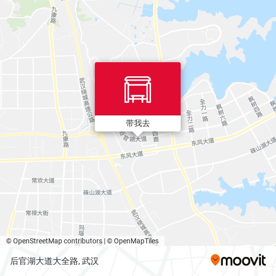 后官湖大道大全路地图