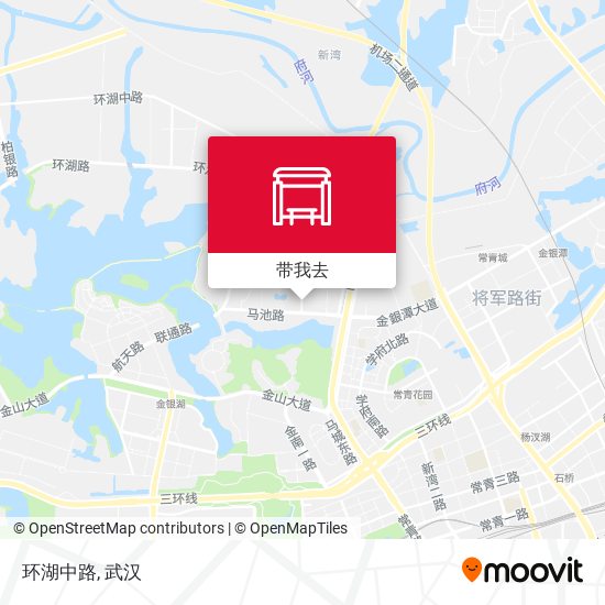 环湖中路地图