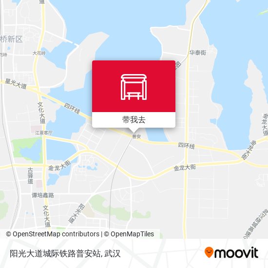 阳光大道城际铁路普安站地图