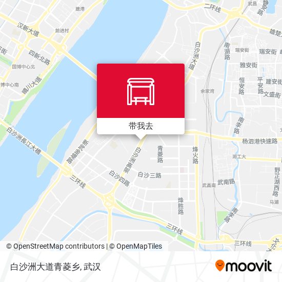 白沙洲大道青菱乡地图