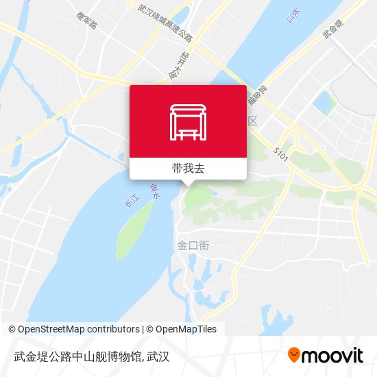 武金堤公路中山舰博物馆地图