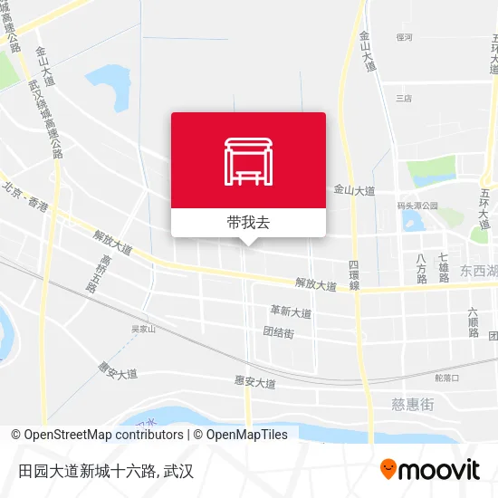 田园大道新城十六路地图