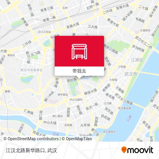 江汉北路新华路口地图