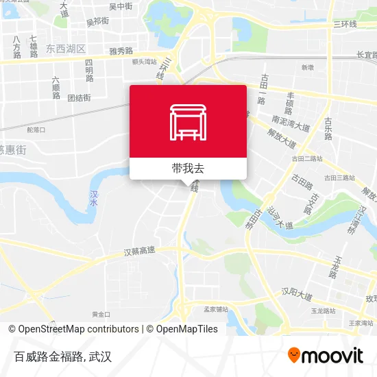 百威路金福路地图