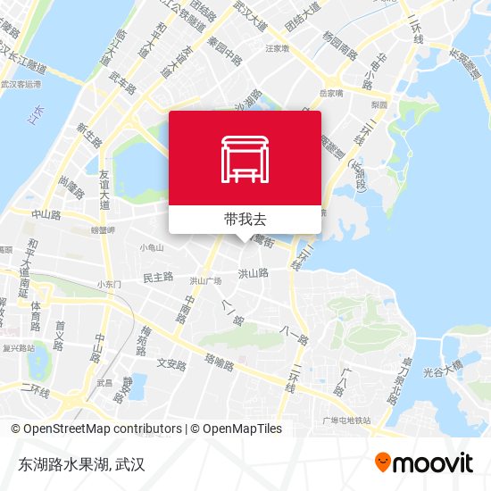 东湖路水果湖地图