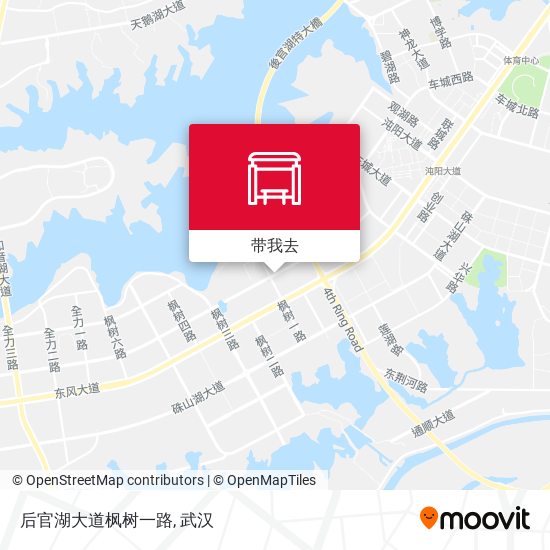 后官湖大道枫树一路地图