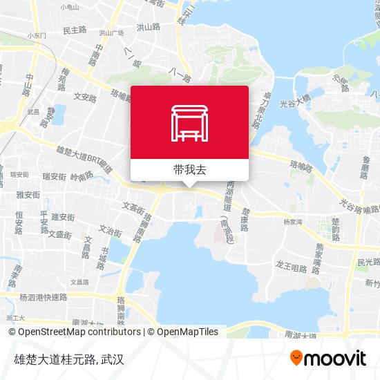 雄楚大道桂元路地图