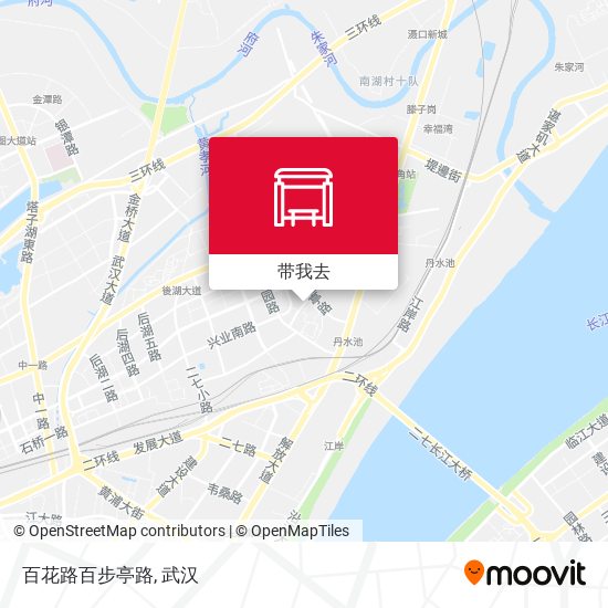 百花路百步亭路地图