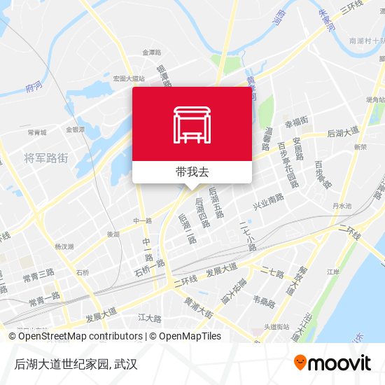 后湖大道世纪家园地图