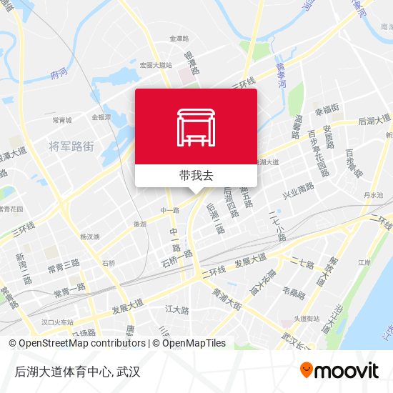 后湖大道体育中心地图