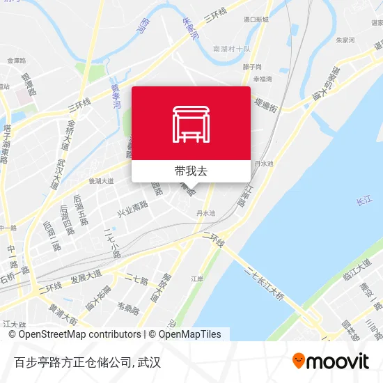 百步亭路方正仓储公司地图