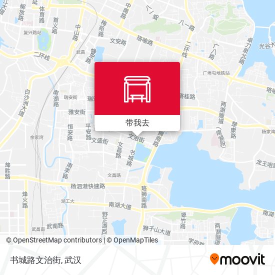 书城路文治街地图