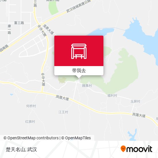 楚天名山地图