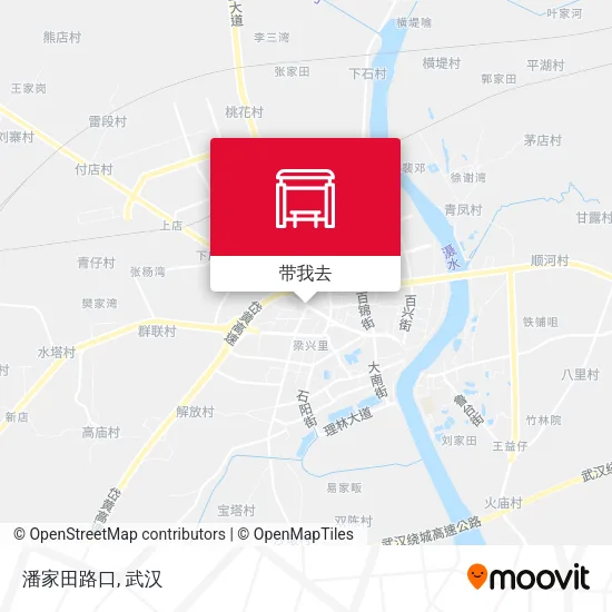 潘家田路口地图