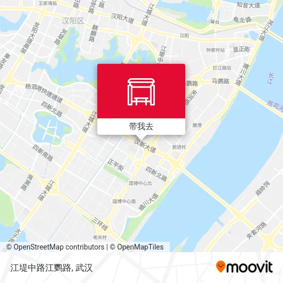 江堤中路江鹦路地图
