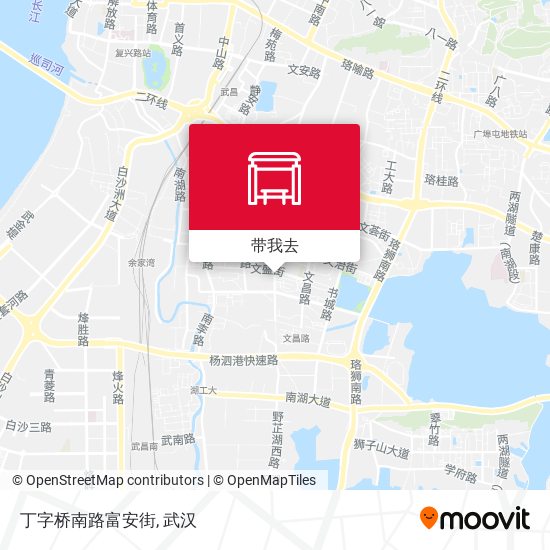 丁字桥南路富安街地图