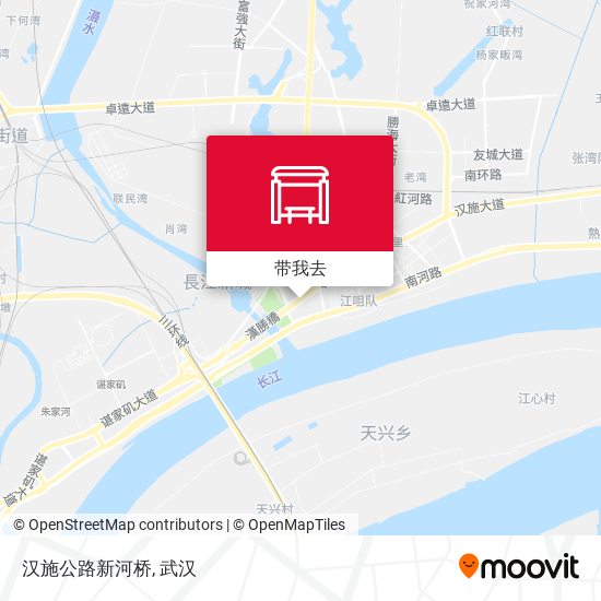 汉施公路新河桥地图