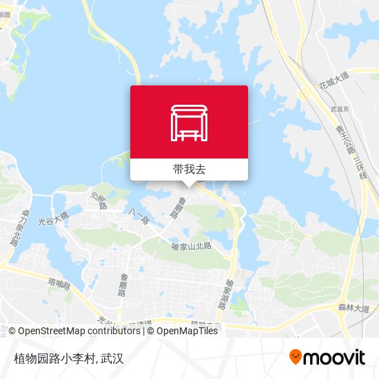 植物园路小李村地图