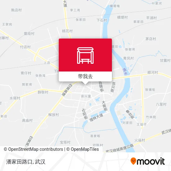 潘家田路口地图