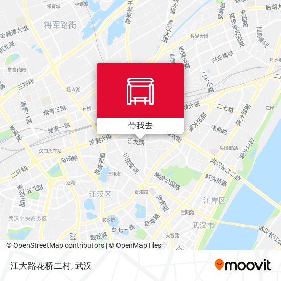 江大路花桥二村地图