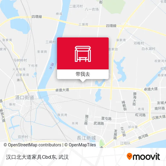 汉口北大道家具Cbd东地图