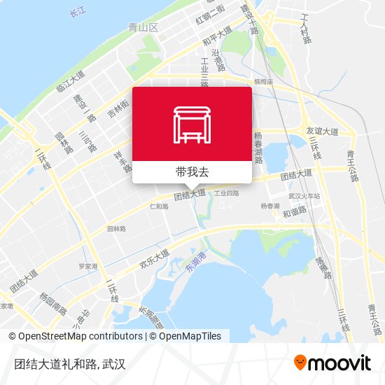 团结大道礼和路地图