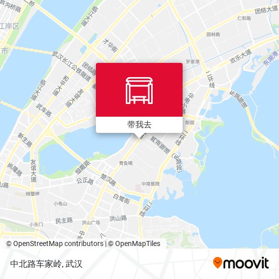 中北路车家岭地图