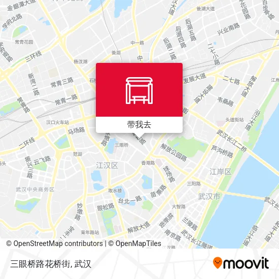三眼桥路花桥街地图