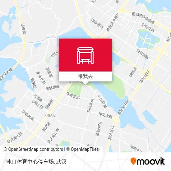 沌口体育中心停车场地图